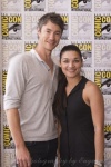 Tom Wisdom and Kim Engelbrecht